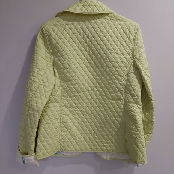 Apropos Adorable Junior Quilted Jacket With  Floral Lining, Women's Size M - Picture 4 of 11